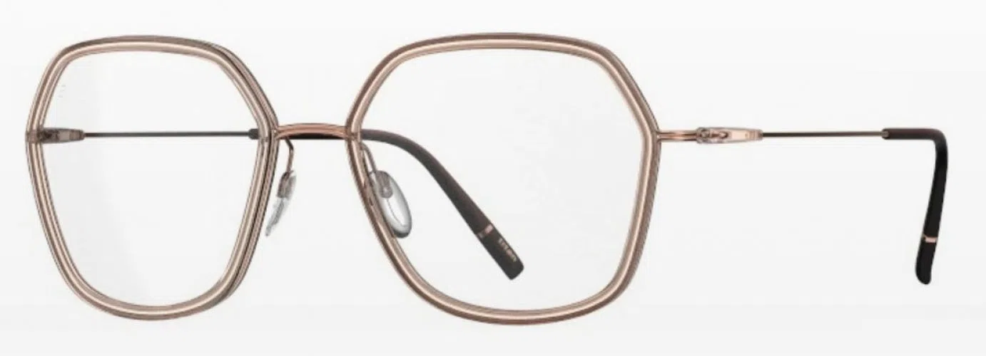 Silhouette Dynamics Colorwave Contour 4569 Eyeglasses - Gold / Havanna - view 2